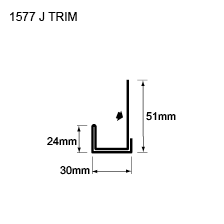 image of decorative metal panels - Flashings and Trims F-10/P-75 - 1577 J TRIM