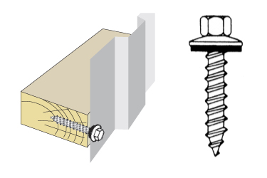 metal to wood diagram