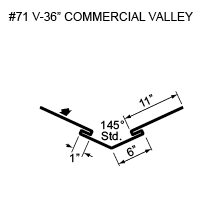 #71 V-36" COMMERCIAL VALLEY