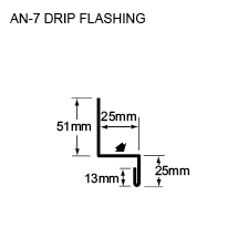 AN-7 DRIP FLASHING