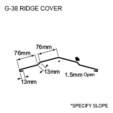 G-38 RIDGE COVER