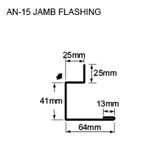 AN-15 JAMB FLASHING