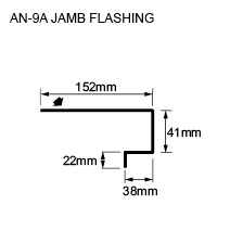 AN-9A JAMB FLASHING