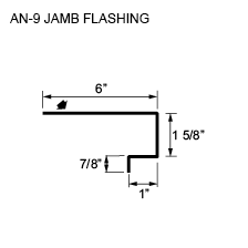 AN-9 JAMB FLASHING