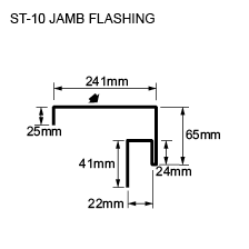 ST-10 JAMB FLASHING