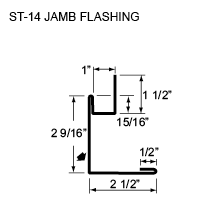 ST-14 JAMB FLASHING