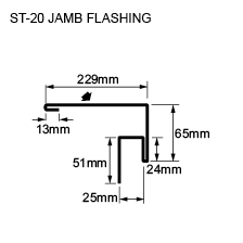 ST-20 JAMB FLASHING