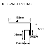 ST-9 JAMB FLASHING
