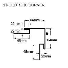 ST-3 OUTSIDE CORNER
