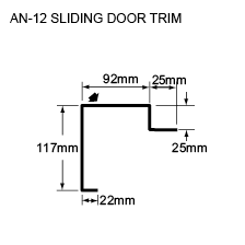 AN-12 SLIDING DOOR TRIM