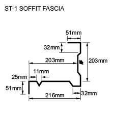 ST-1 SOFFIT FASCIA