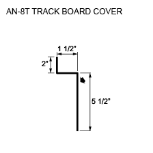 AN -8T TRACK BOARD COVER