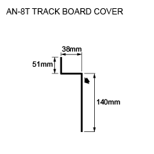 AN-8T TRACK BOARD COVER