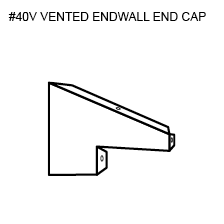 #40v vented endwall end cap