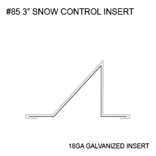 #85 3deg snow control insert