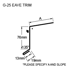 g-25 eave trim