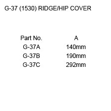 g-37 (1530) ridge/hip cover instruction