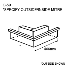 G-59 spccify outside/inside mitre