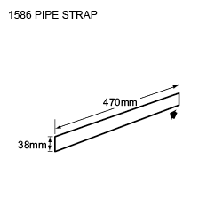 1586 pipe strap