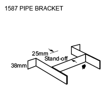 1587 pipe bracket