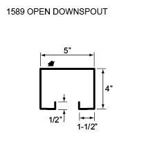 1589 open downspout