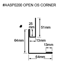 image of Stratus - Stratus Flashing - #AASP0200 OPEN OS CORNER