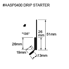 image of Stratus - Stratus Flashing - #AASP0400 DRIP STARTER