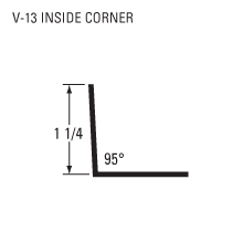 v-13 inside corner sheet schematic