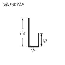 v63 end cap
