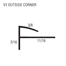 v7 outside corner
