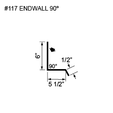 #117 endwall 90 deg