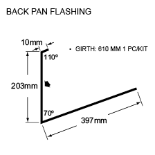 back pan flashing