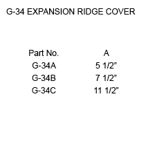 g-34 expansion ridge cover instruction
