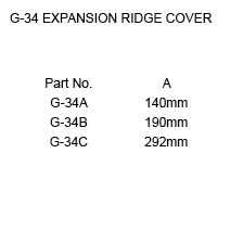 g-34 expansion ridge cover instruction