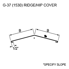 g-37 (1530) ridge/hip cover