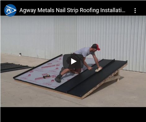 nail strip roofing installation video thumbnail