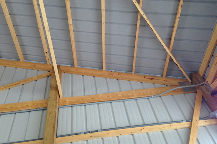 supporting for CondenStop® Eliminates Interior Condensation on Steel Roof Panels and Insulation to Protect the Valuable Contents Inside.
